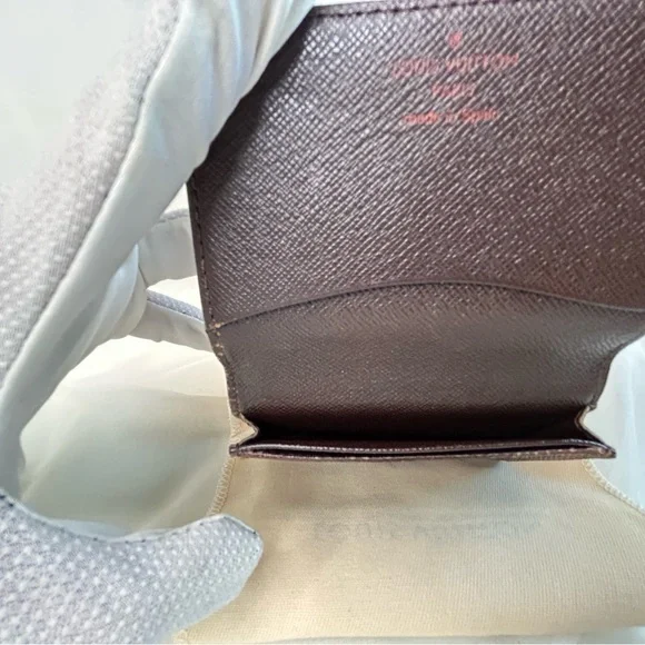 Authentic Louis Vuitton Damier Ebene Business Card Holder - Picture 6 of 10